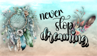 Tasse never stop dreaming