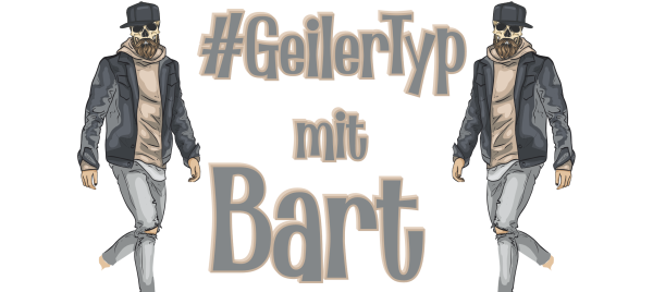 Tasse #geilerTyp mit Bart