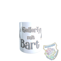 Tasse #geilerTyp mit Bart