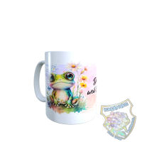 Tasse Frosch Die Welt ist sch&ouml;n