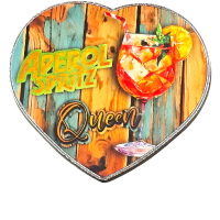 Magnet Aperol Queen Herz Metall