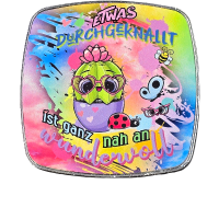 Magnet Etwas durchgeknallt eckig Metall