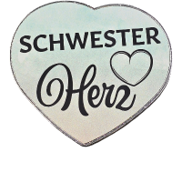 Magnet Schwester Herz Herz Metall
