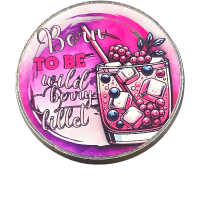 Magnet Lillet Born to be wild rund Metall