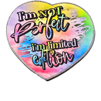 Magnet I&acute;m not perfect Herz Metall