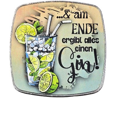 Magnet  ...& am Ende ergibts alles ein Gin eckig Metall