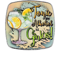 Magnet Tonic ohne Alkohol ist Ginlos eckig Metall