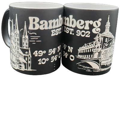 Tasse Rathaus Dom gelasert