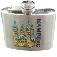 Flachmann Dom Bamberg silber