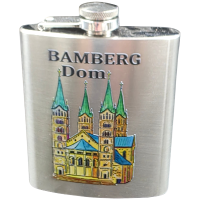 Flachmann Dom Bamberg silber