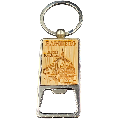 Schl&uuml;sselanh&auml;nger Flaschen&ouml;ffner Altes Rathaus Bamberg