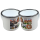 Tasse Emaille Bamberg Schrftzug