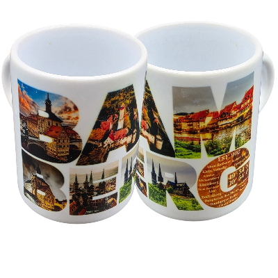 Espressotasse Bamberg Schriftzug