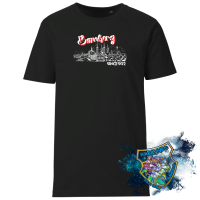 Shirt Bamberg Skyline 3XL schwarz