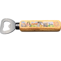 Flaschen&ouml;ffner Bamberg Schriftzug bunt