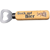 Flaschen&ouml;ffner Bock auf Bier bunt
