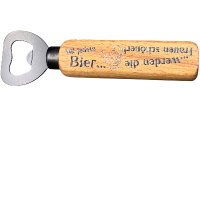 Flaschen&ouml;ffner Mit jedem Bier... bunt