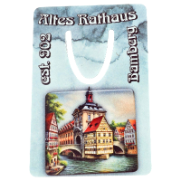 Lesezeichen klein Rathaus gezeichnet Bamberg