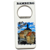 Flaschen&ouml;ffner Rathaus Foto Bamberg Kunststoff