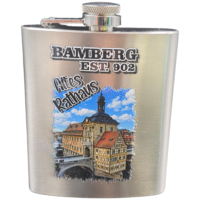 Flachmann Rathaus Foto silber 198,1ml