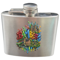 Flachmann Graffiti Combi silber 141,5ml