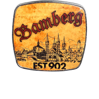 Magnet Skyline Bamberg eckig Metall