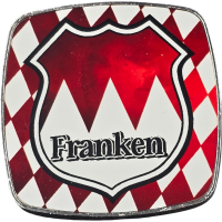 Magnet Franken eckig Metall