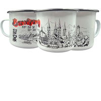 Tasse Emaille Skyline