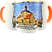 Tasse bunt Rathaus Bamberg