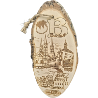 Rindenschild oval Combi