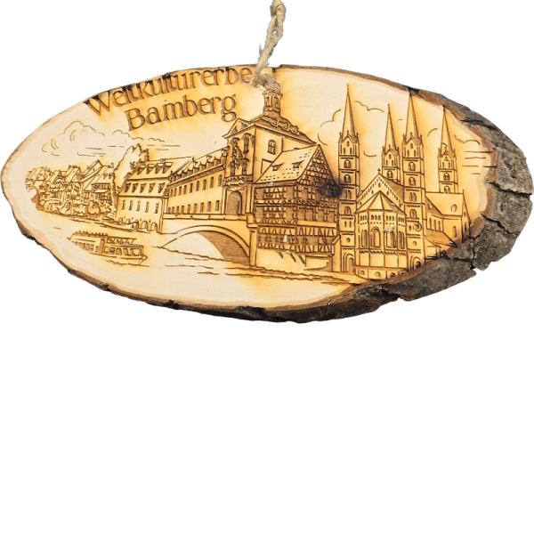 Rindenschild oval Skyline Bamberg