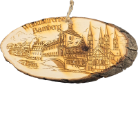 Rindenschild oval Skyline Bamberg