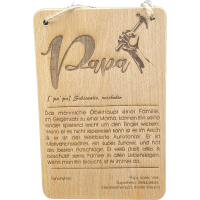 Schild Buche Papa