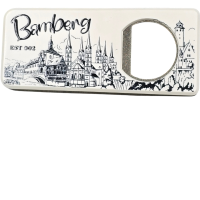 Flaschen&ouml;ffner Skyline Bamberg Kunststoff
