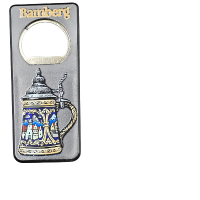 Flaschen&ouml;ffner Bierkrug Bamberg Kunststoff