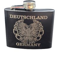 Flachmann Germany schwarz