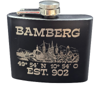 Flachmann Skyline Bamberg schwarz