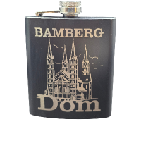 Flachmann Dom Bamberg schwarz