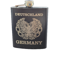 Flachmann Germany schwarz