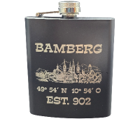 Flachmann Skyline Bamberg schwarz